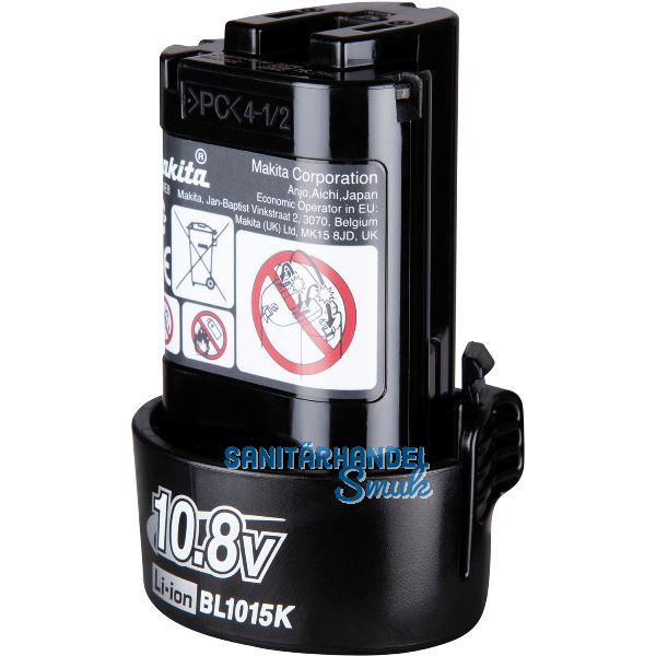 MAKITA Akku / Ersatzakku BL1015K 10,8 Volt / 1,5 Ah (IEC) Li-Ion