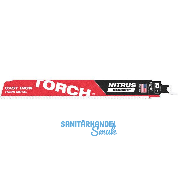 MILWAUKEE S�bels�geblatt Torch Nitrus f�r Metall 230 x 8 mm HM - 5 St�ck