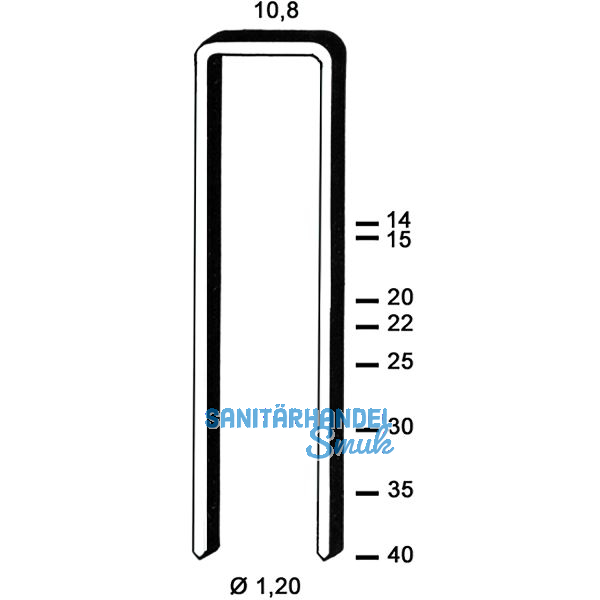 ALSAFIX Klammern Type GB 20 mm aus Stahldraht verzinkt (5000 St�ck)