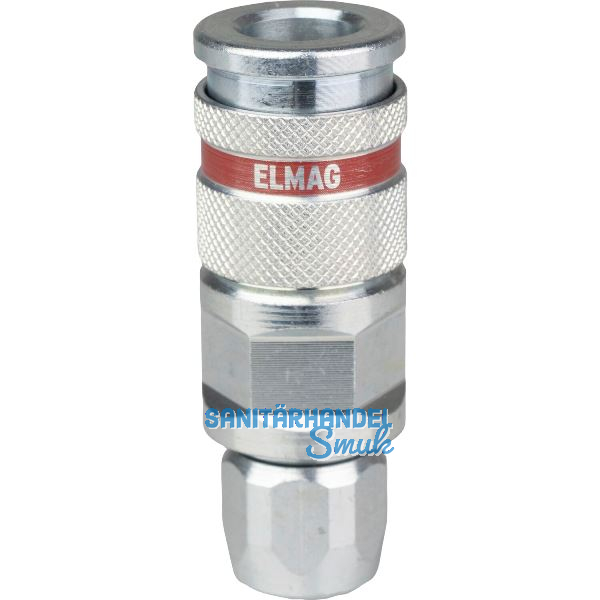 JWL Stahlkupplung DN 7,8 mit PUR Anschluss 9,5x13,5 mm