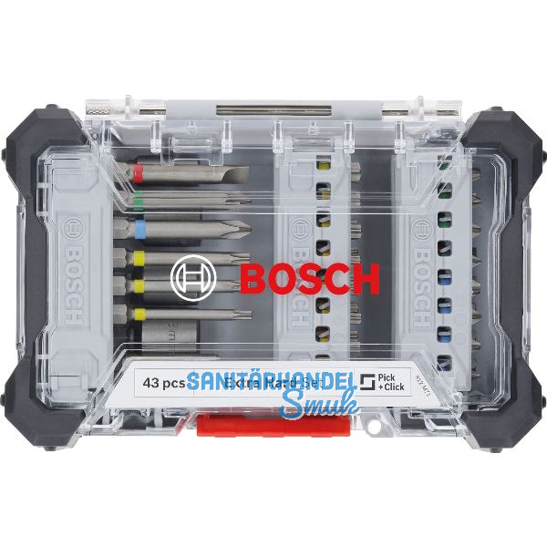 BOSCH Schrauberbit-Set Extra Hard 43-teilig