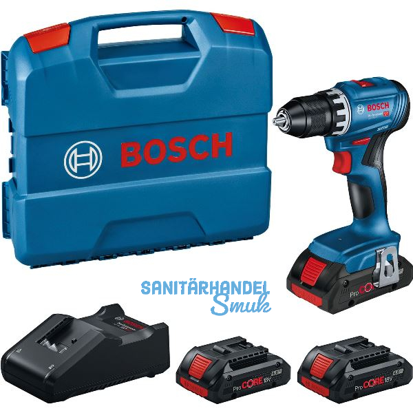 BOSCH Akku-Bohrschrauber GSR 18V-45 18 Volt / 4,0 Ah (IEC) Li-Ion