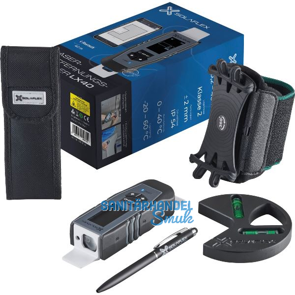 SOLAFLEX Laserentfernungsmessger�t LX 40 IP54 Messbereich 0,2-40 m