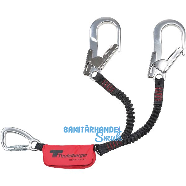 TEUFELBERGER Bandfalld�mpfer FallSorb y-bungy EN 355 L�nge 125 cm 2 Karabiner
