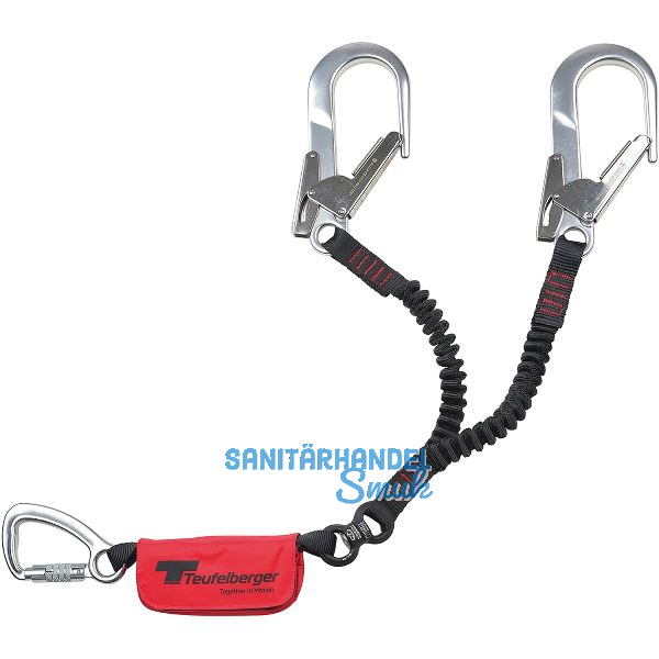 TEUFELBERGER Bandfalld�mpfer FallSorb y-bungy EN 355 L�nge 185 cm 2 Karabiner