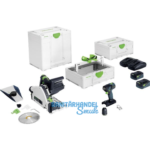 FESTOOL Akku-Combo-Set Universal 18 Volt / 5,0 Ah (IEC) Li-Ion