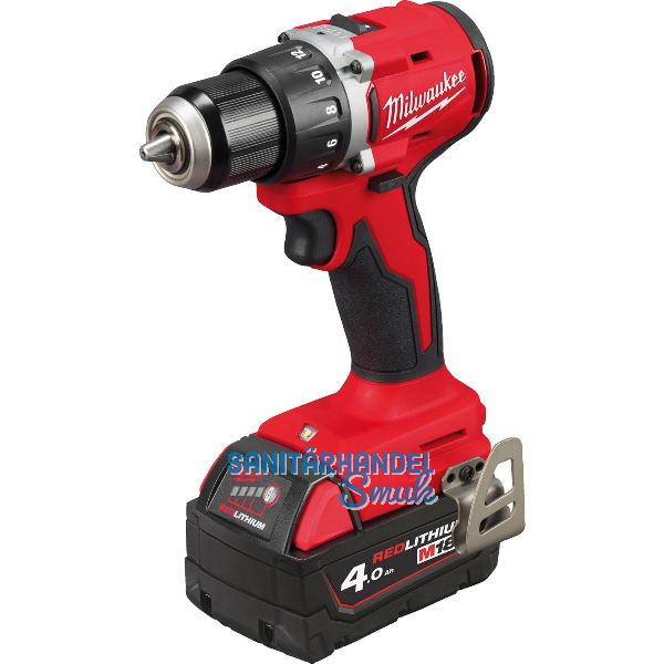 MILWAUKEE Akku-Bohrschrauber M18 BLDDRC-402C 18 Volt / 4,0 Ah (IEC) Li-Ion