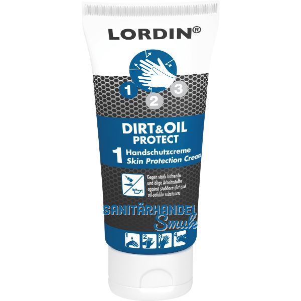 Hautschutzsalbe Lordin� Protect Dirt&Oil silikonfrei, wasserl�slich 100ml Tube