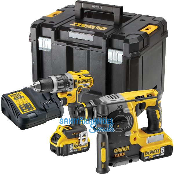 DEWALT Akku-Set DCK207P2T 18 Volt / 5,0 Ah (IEC) Li-Ion