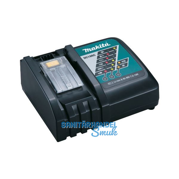 MAKITA Ladeger�t DC18RC f�r 7,2 - 18 Volt Ni-Cd, NiMH, Li-Ion