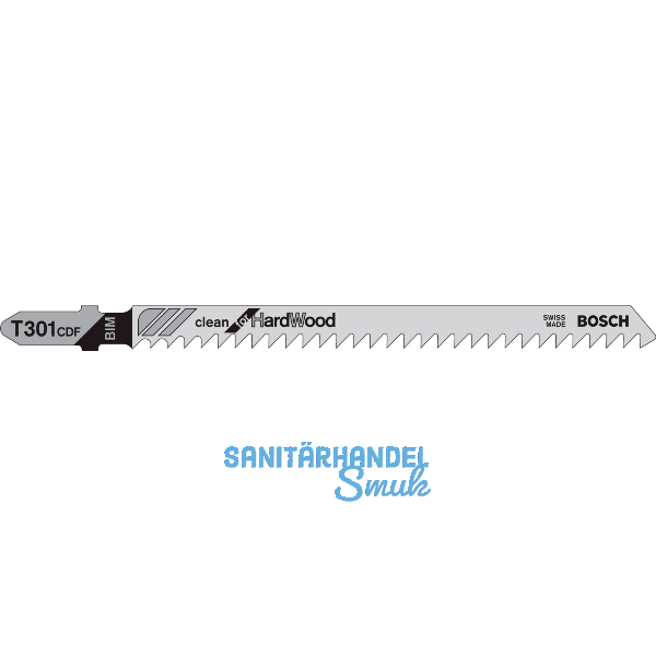 BOSCH Stichs�geblatt T301CDF Holz - 5 St�ck