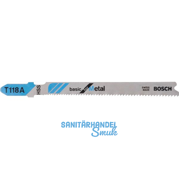 BOSCH Stichs�geblatt T118A Metall - 5 St�ck