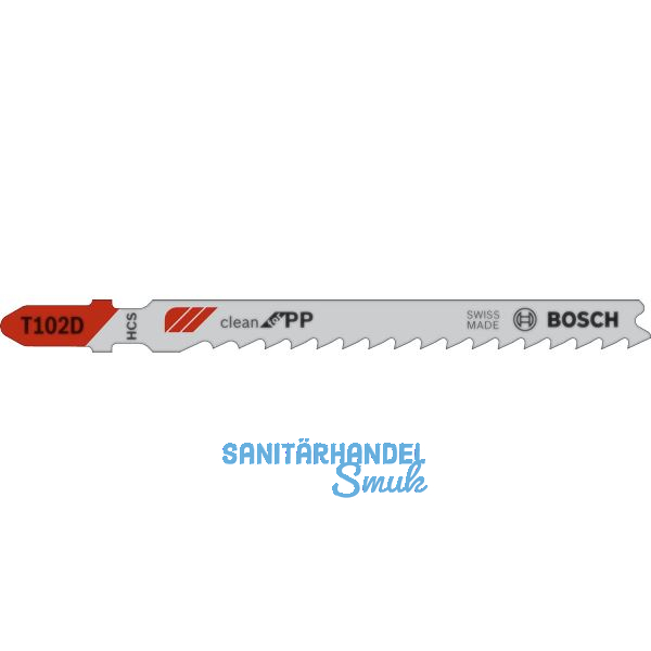 BOSCH -Stichs�geblatt T102D Polypropylen - 3 St�ck