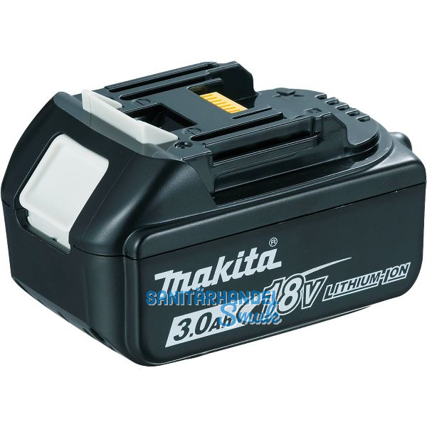 MAKITA Akku / Ersatzakku BL1830B 18 Volt / 3,0 Ah (IEC) Li-Ion