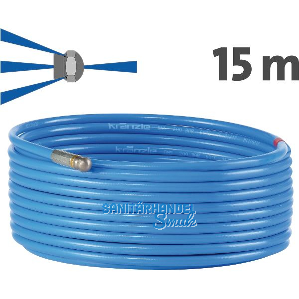 KR�NZLE Rohrreinigungsschlauch 20 m Stecksystem D12