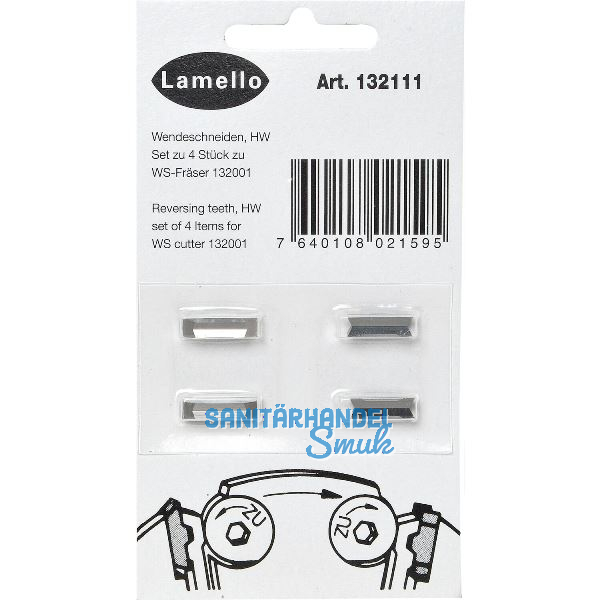 LAMELLO Wendeschneiden Z4