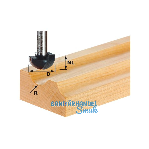 FESTOOL Hohlkehlfr�ser HW Radius 6.35 mm
