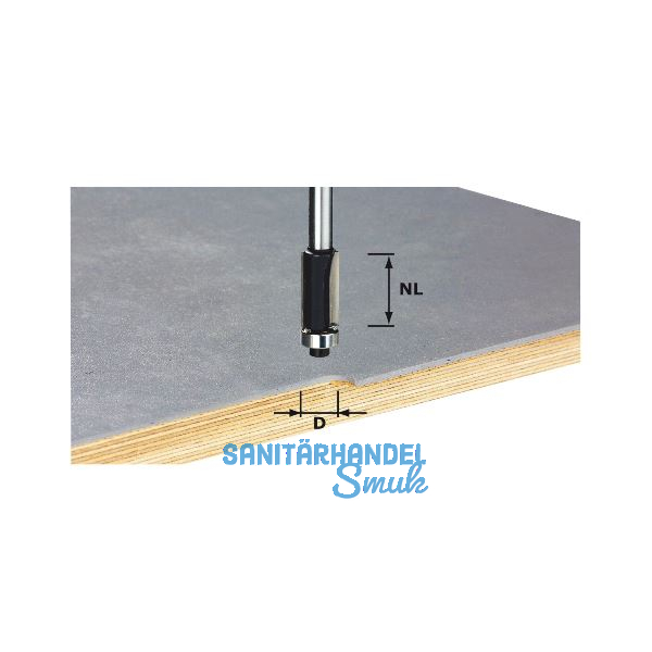 FESTOOL B�ndigfr�ser HW 12.7 x 25 mm mit Kugellager unten