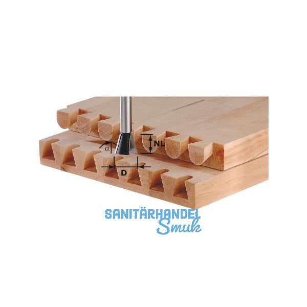 FESTOOL Grat/Zinkenfr�ser HW 15 Grad � 20 mm