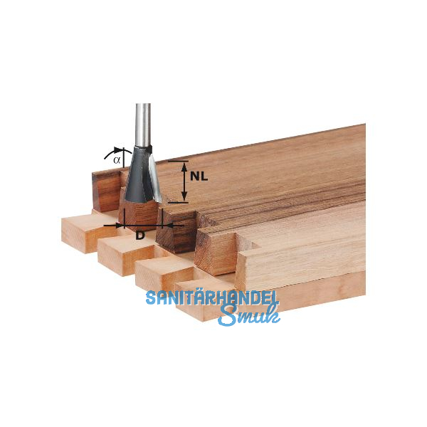 FESTOOL Gratnutfr�ser HW 10 Grad 20 mm