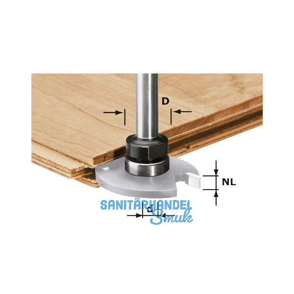 FESTOOL Fr�sspindel HW � 16 mm