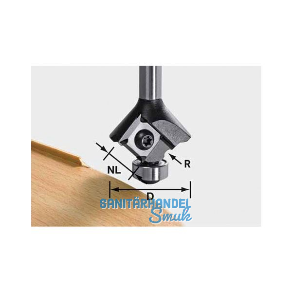 FESTOOL Wendeplatten-Abrundfr�ser HW Radius 1 mm