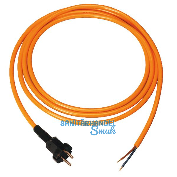 PCE Elektroger�te-Anschlussleitung PUR 2 x 1.0 mit Stecker L�nge 5 m IP20