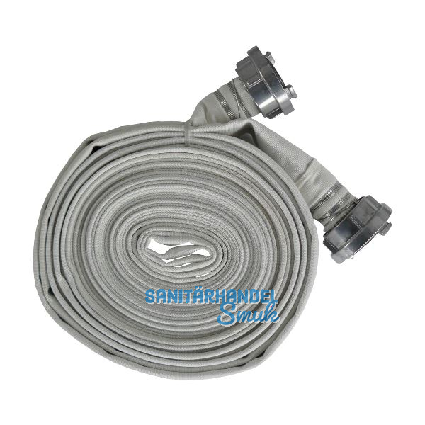 Flachschlauch 20 m mit Storz B 3 Zoll Anschluss