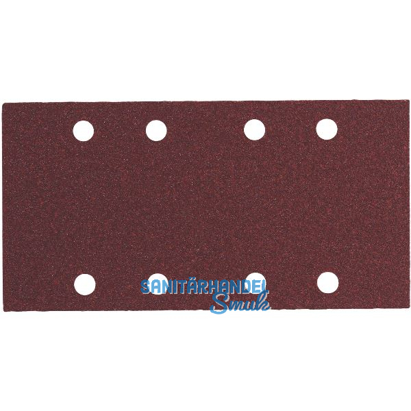 METABO Schleifstreifen Klett 8 Loch 93 x 185 Korn 100 (10 St) f. Holz und Metall