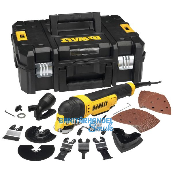DEWALT Multi Funktionswerkzeug DWE 315 KT 300 Watt 37-teilig