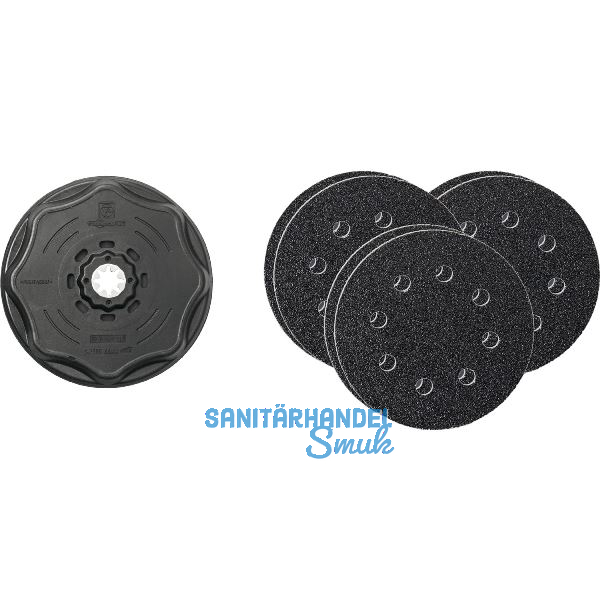 FEIN Schleifteller-Set � 115 mm gelocht Starlock Plus 6 Schleifbl�tter