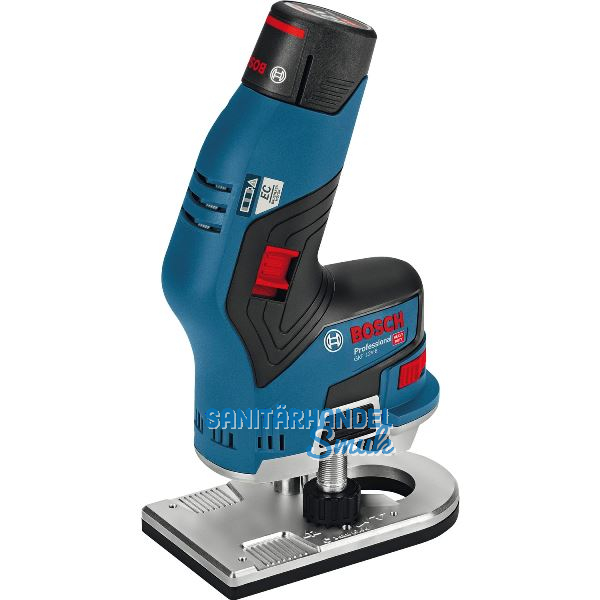 BOSCH Akku-Kantenfr�se GKF 12V-8 12 Volt / 3,0 Ah (IEC) Li-Ion