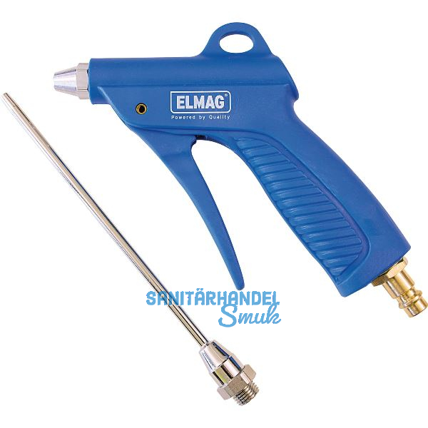 ELMAG Ausblaspistole PA Kombi-Set mit Normald�se und Verl�ngerungsd�se 165 mm