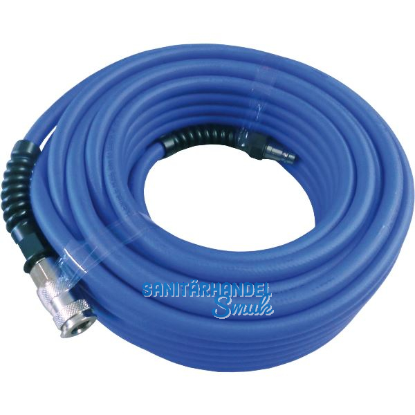 DL-Gummischlauch L�nge 20 m mit Kupplung u. Nippel 8 x 14 mm