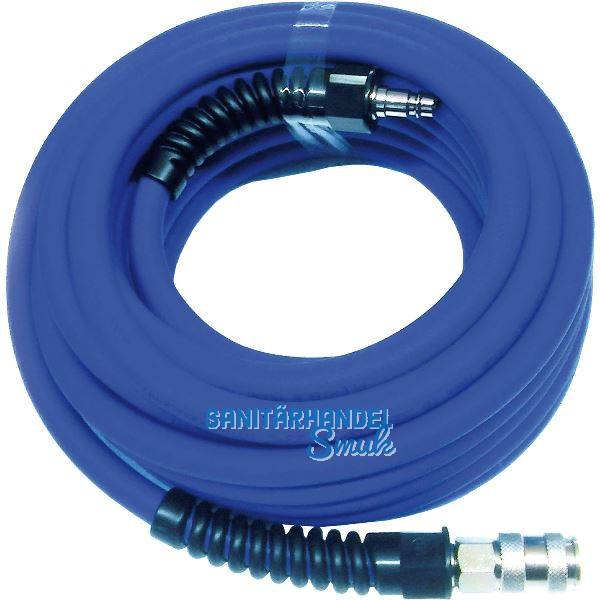 DL-Gummischlauch L�nge 10 m mit Kupplung u. Nippel 10 x16 mm