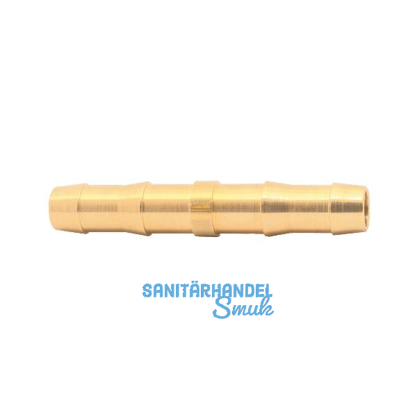 Druckluft Schlauchverbindungsrohr Messing f�r 6 mm Schlauch