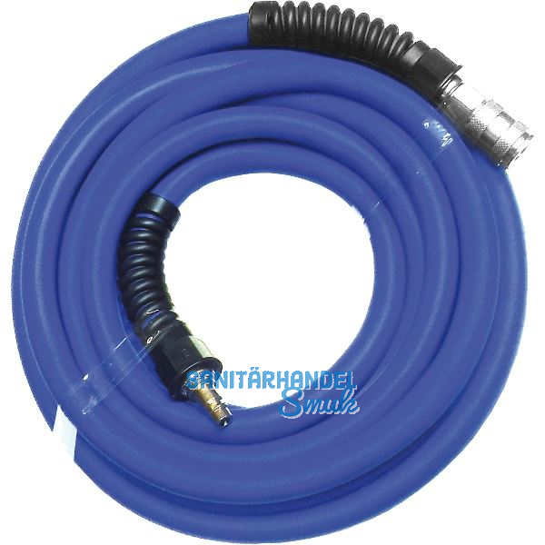 DL-Gummischlauch L�nge 10 m mit Kupplung u. Nippel 12 x 20 mm