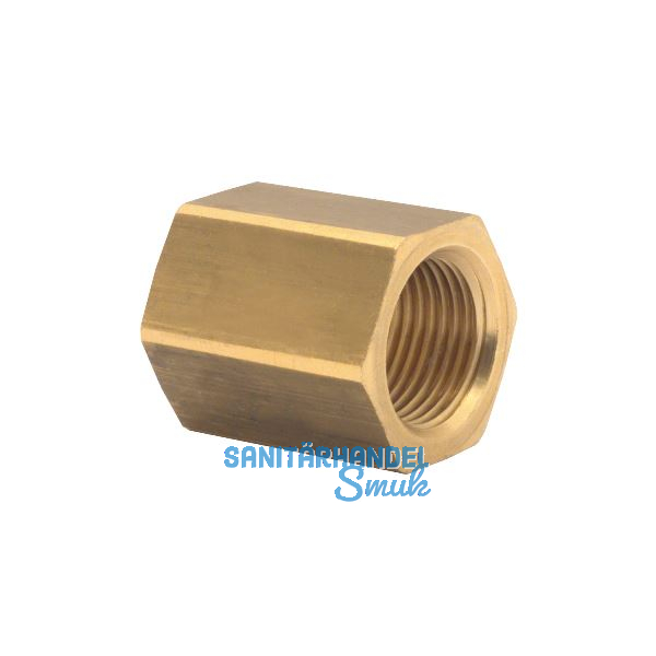 Druckluft Muffe mit IG 1/4" aus Messing