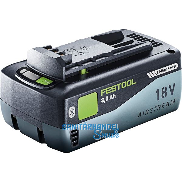 FESTOOL Akku / Ersatzakku BP 18 Li 8,0 HP-ASI 18 Volt / 8,0 Ah Bluetooth Li-Ion