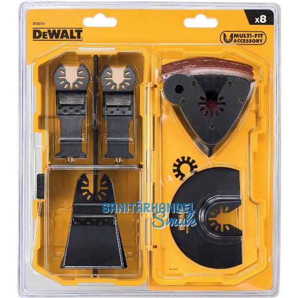 DEWALT Multi Tool Set Schreiner DT 20731 8-teilig