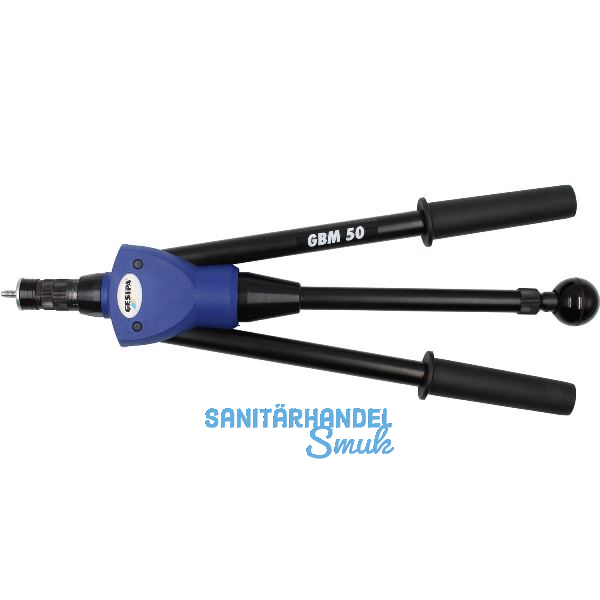 GESIPA Blindnietmutter-Handger�t GBM 50 mit Mundst�cke und Gewindedorne