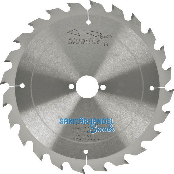 AKE Kreiss�geblatt HW � 230 x 1,8 x 30 mm Z24 Wechselzahn (WZ) positiv