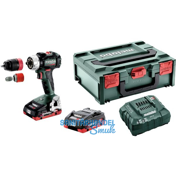 METABO Akku-Bohrschrauber BS 18 LT BL Q 18 Volt / 4,0 Ah Li-HD