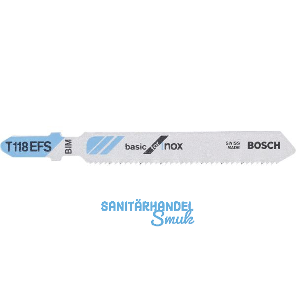 BOSCH Stichs�geblatt T118EFS rostfreien Stahl - 5 St�ck
