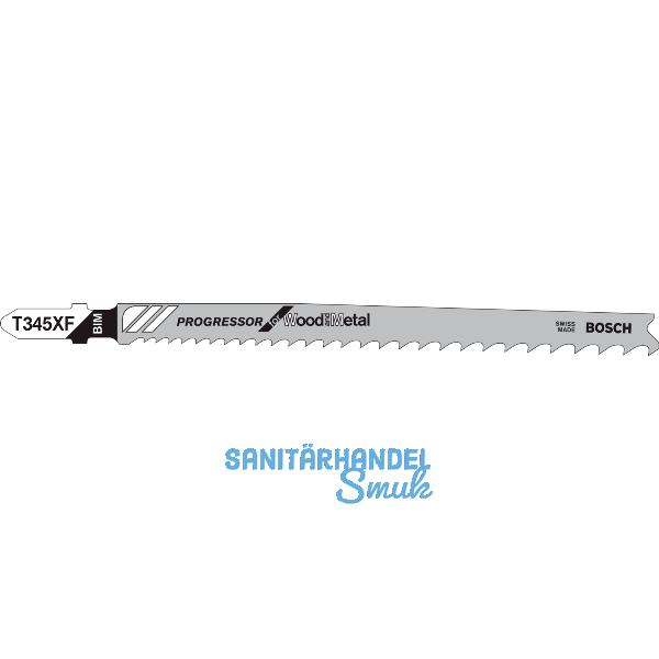 BOSCH Stichs�geblatt T345XF Holz Metall - 100 St�ck