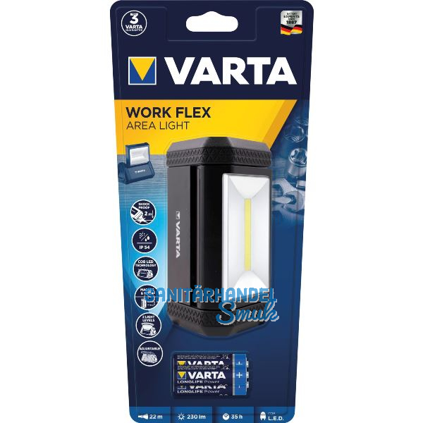 VARTA Arbeitsleuchte Work Flex Area Light IP 54