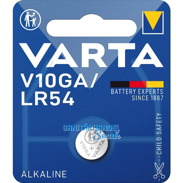 VARTA Batterie Knopfzelle V10GA 1,5 Volt (1St)