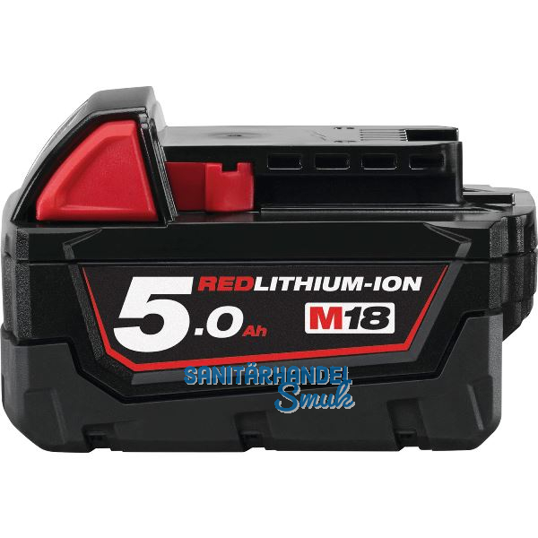 MILWAUKEE Akku / Ersatzakku M18 B5 18 Volt / 5,0 Ah Li-Ion