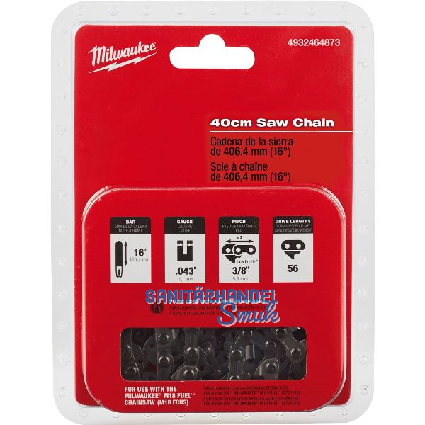 MILWAUKEE S�gekette 3/8" 40 cm