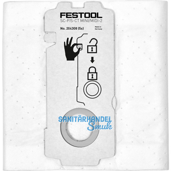 FESTOOL Filtersack Selfclean SC-FIS-CT MINI/MIDI-2 (5 St�ck)